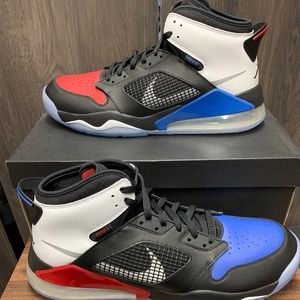 Used Air Jordan Mars 270 Black/Silver/Red Size 15